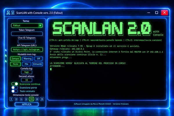 ScanLAN with Console 2.0